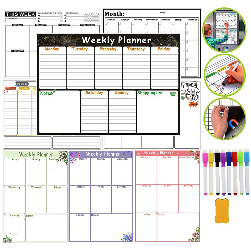 Magnetic Refrigerator Calendar