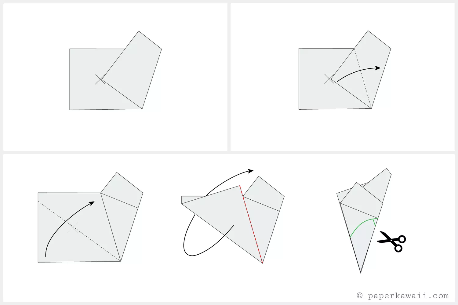 Origami Cherry Blossom Tutorial 02