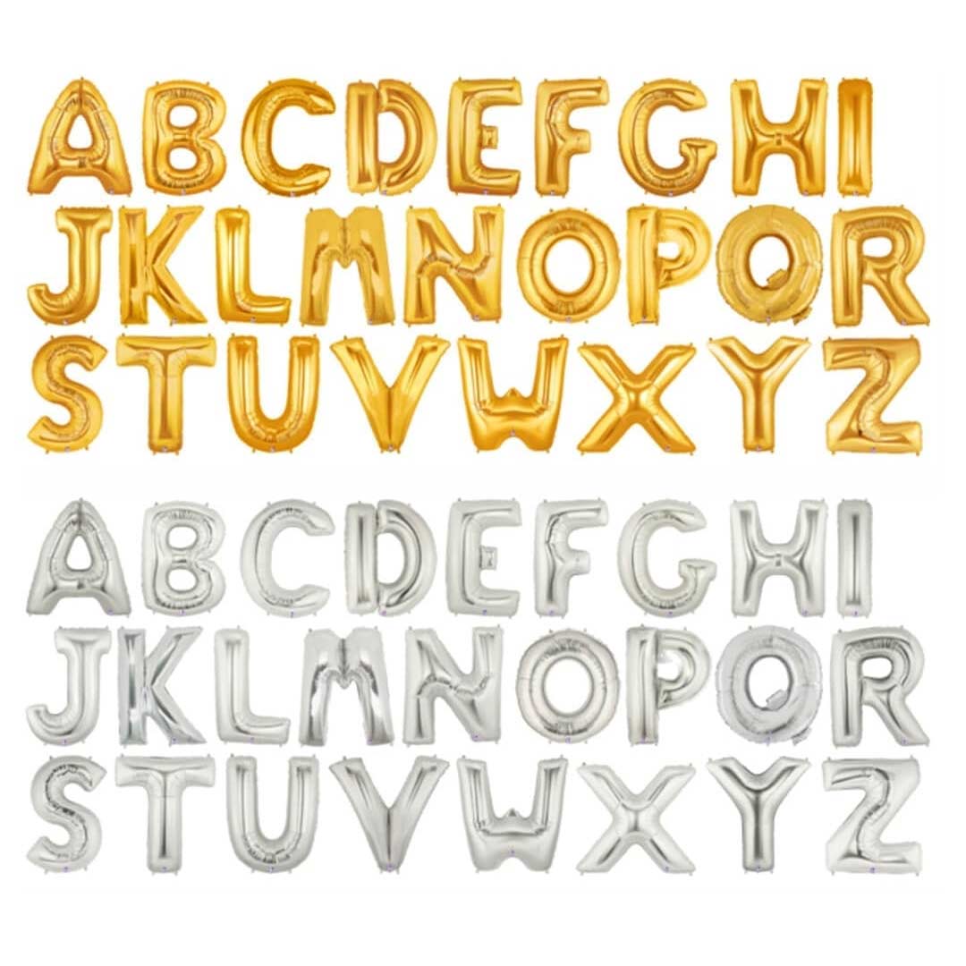 Foil Balloon Alphabet