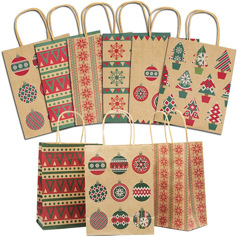 Kraft Paper Gift Bag- Print